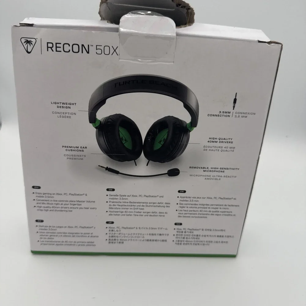 Turtle Beach Recon 50X Xbox Wired Headset Black/Green
